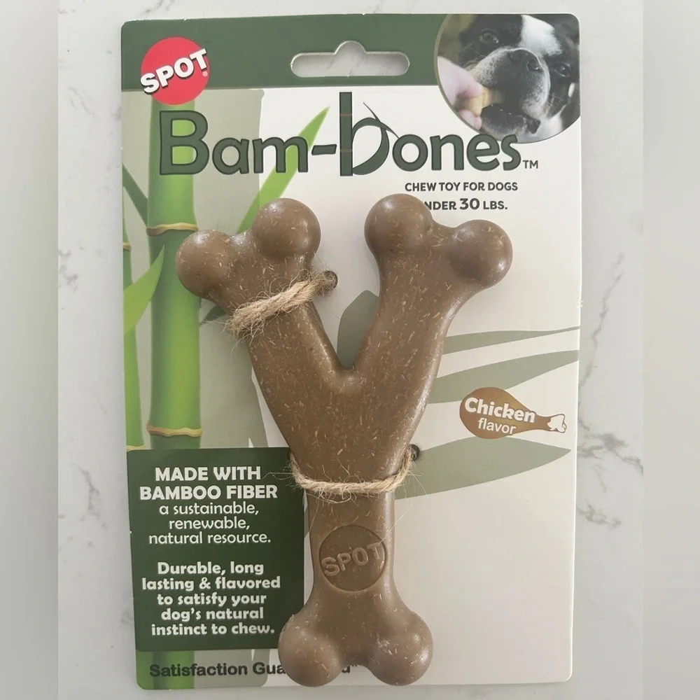 Spot Bam-bones Chicken Flavor Chew Toy for Dogs (Under 30 lbs)- NWT